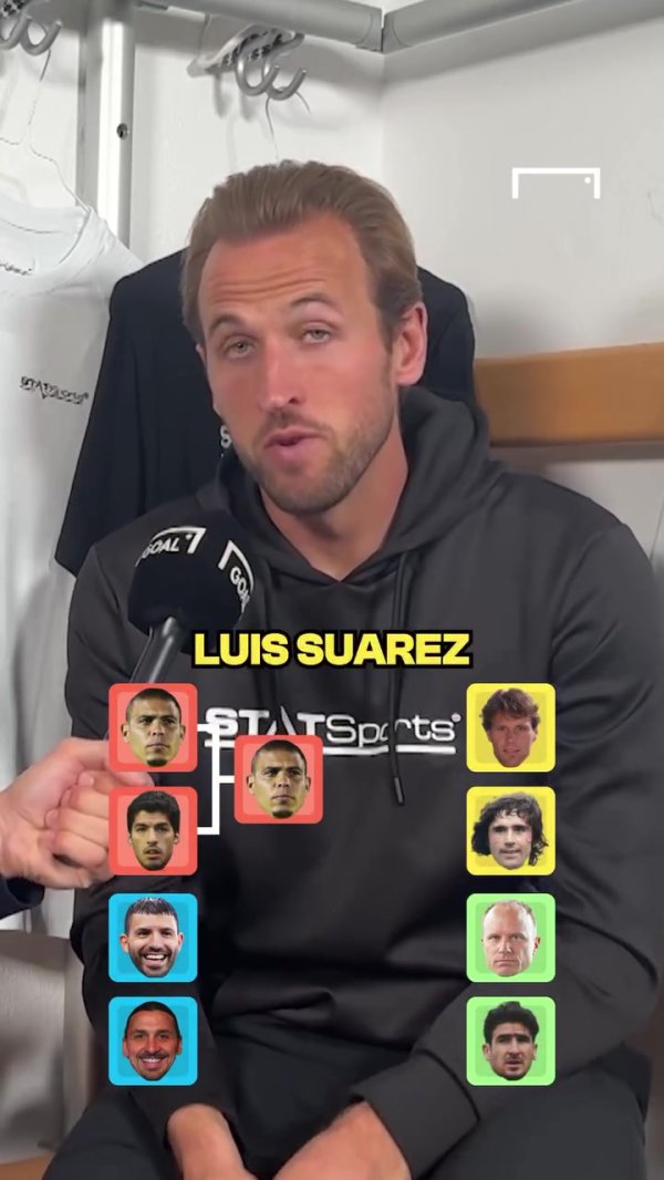 Kane’s second choice for center: Ronaldo>Ged Muller, Ibrahimovic, Suarez